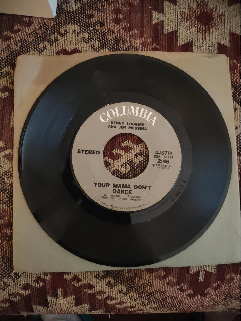 Loggins & Messina - your mama don't dance  - NM vinyl 45